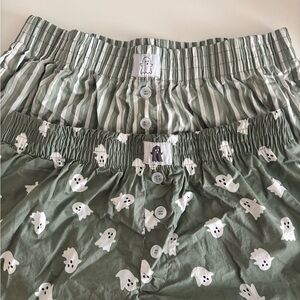 Green Ghost and Striped Boxers